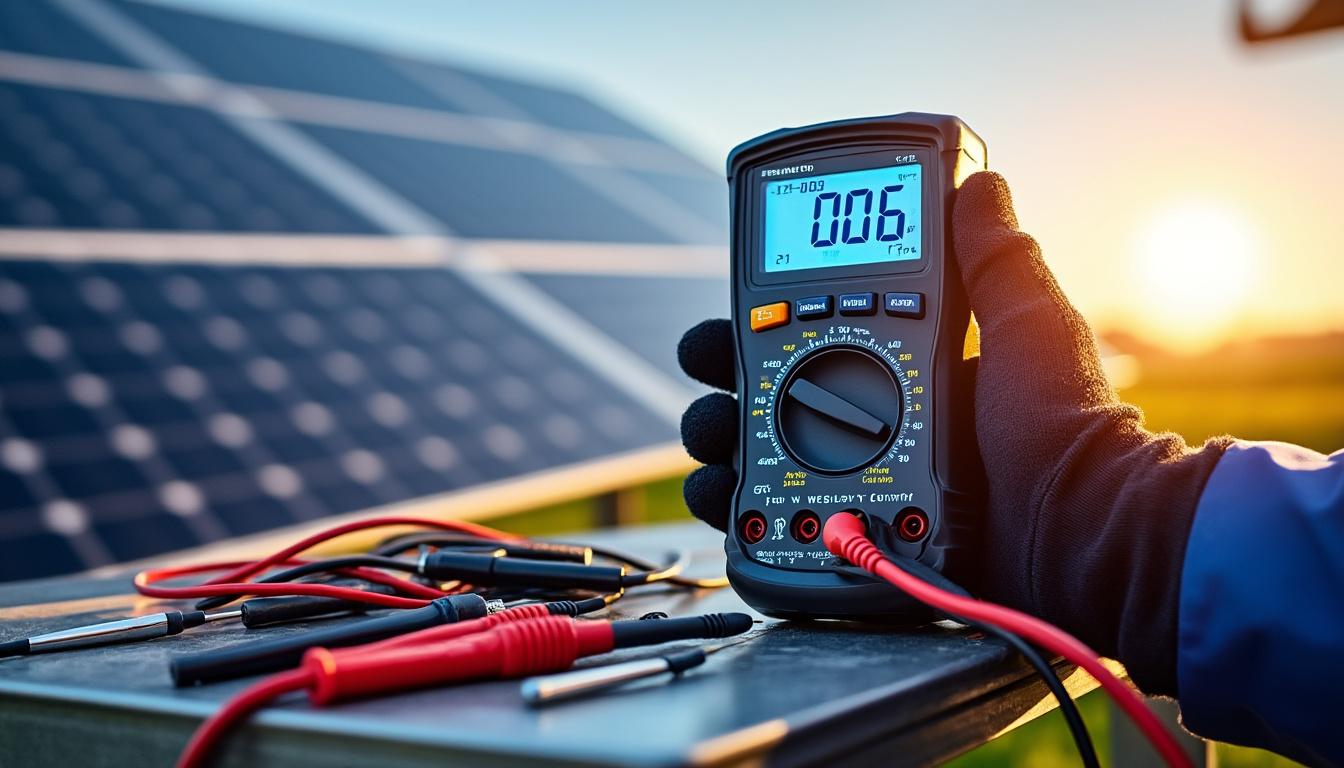 découvrez notre guide complet pour apprendre à tester facilement un panneau solaire 12v avec un multimètre. suivez les étapes pour vérifier la tension, le courant et l’état de votre installation solaire en toute sécurité.