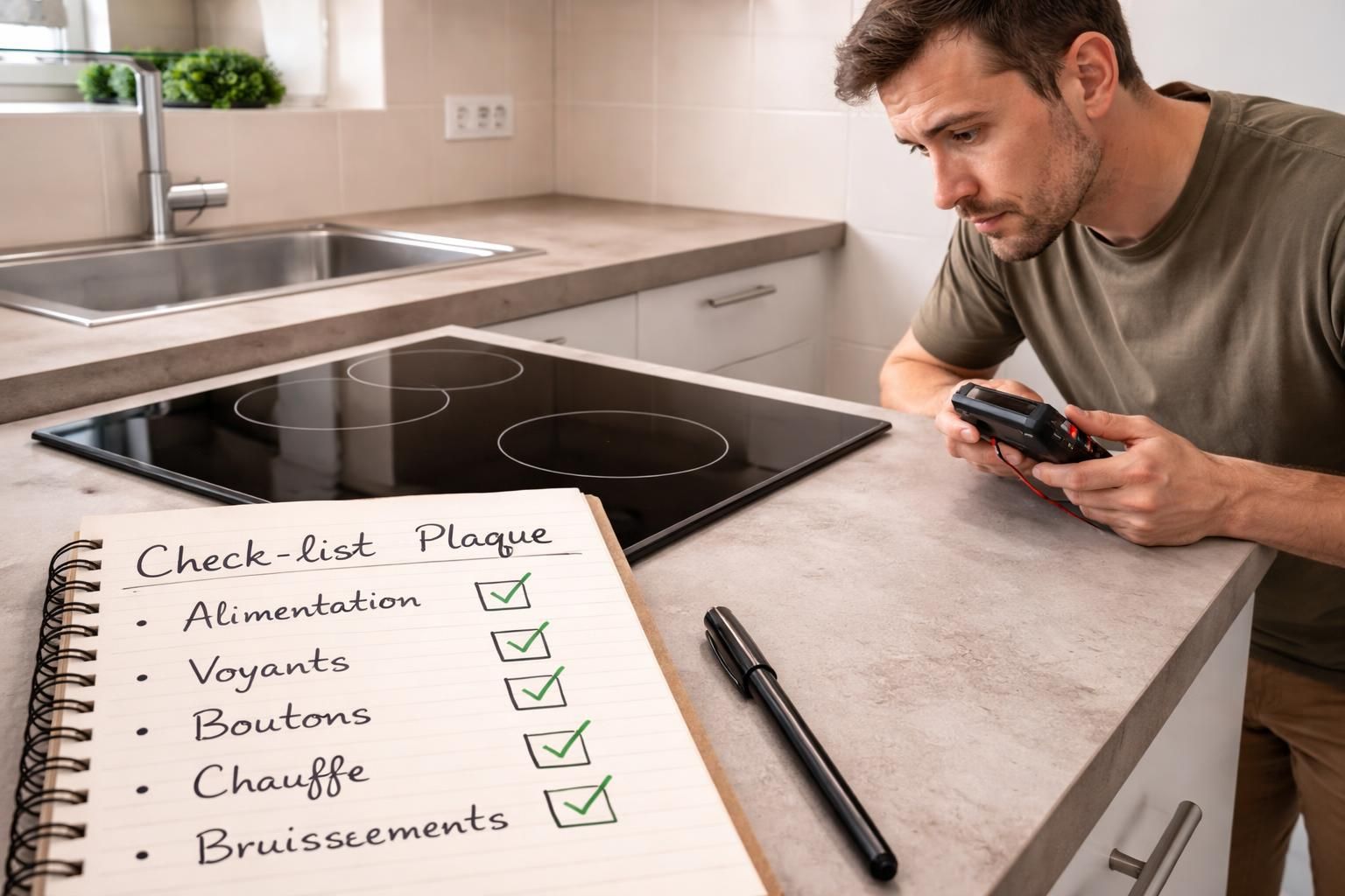 découvrez notre checklist complète pour diagnostiquer et résoudre les problèmes courants d'une plaque de cuisson électrique qui ne fonctionne plus chez votre locataire.