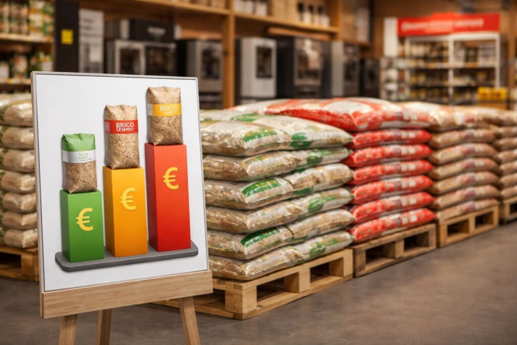 comparez les prix des pellets chez brico dépôt et d'autres enseignes pour choisir la meilleure offre et économiser sur votre chauffage. découvrez notre guide complet et faites le bon choix.