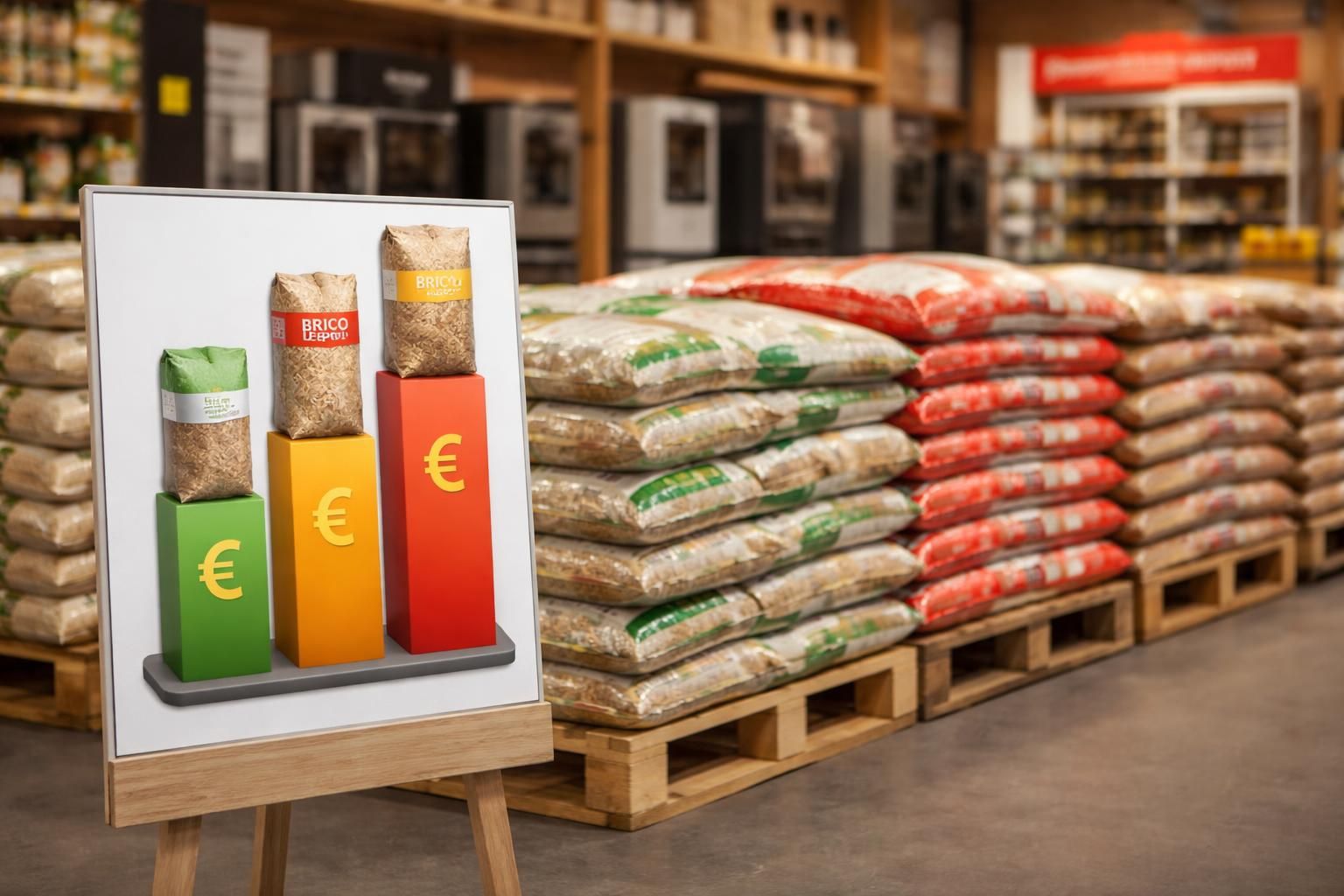 comparez les prix des pellets chez brico dépôt et d'autres enseignes pour choisir la meilleure offre et économiser sur votre chauffage. découvrez notre guide complet et faites le bon choix.