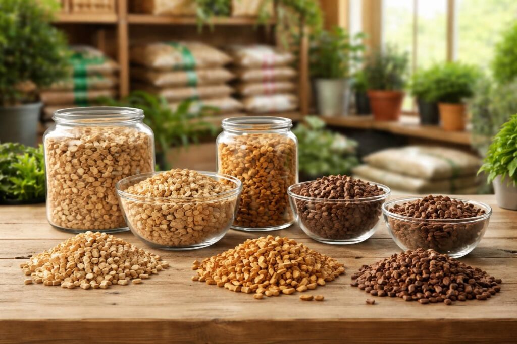 découvrez les différents types de granulés de bois disponibles chez gamm vert et trouvez celui qui correspond parfaitement à vos besoins de chauffage écologique et économique.