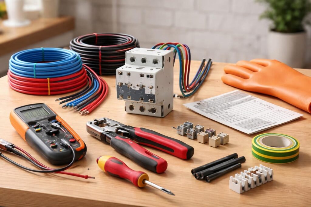 découvrez les matériaux indispensables pour réussir le branchement du contacteur jour/nuit sans disjoncteur 2a. guide pratique pour une installation sécurisée et efficace.