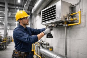 découvrez toutes les étapes essentielles pour installer un aérotherme gaz dans l'industrie sans commettre d'erreurs et assurer un fonctionnement optimal.