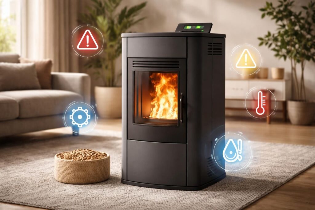 découvrez les 5 codes erreur les plus courants des poêles à granulés et apprenez à les identifier pour assurer le bon fonctionnement de votre appareil.